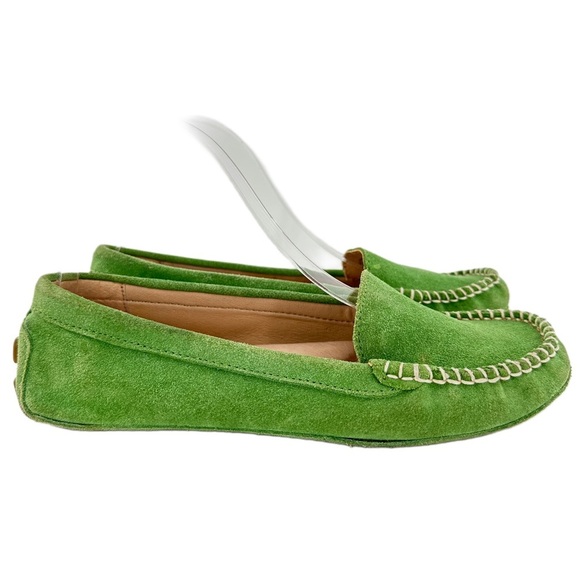 Lands end womens flats size 6 36 Kelly suede old money driving loafers coastal - Picture 1 of 11